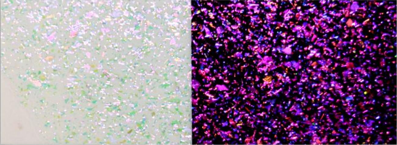 T-06 Optically variable pigment/ink Purplish Red-Yellow Green 200-300μm-HiBlueStar